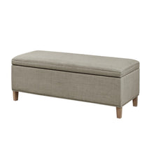 Load image into Gallery viewer, Caymus - Rectangular Soft Close Storage Bench - Light Gray
