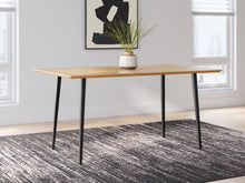 Load image into Gallery viewer, Gretlynn - Rectangular Dining Room Table - Black / Natural
