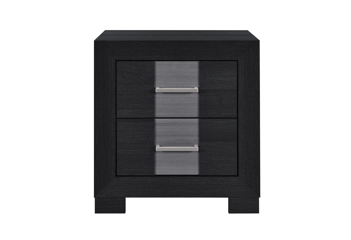 Optimus - Nightstand - Black / Gray