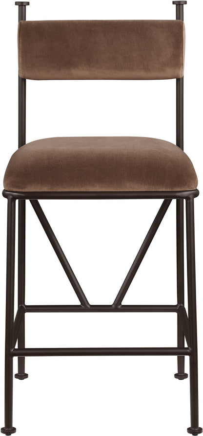 Monarch - Velvet Counter Stool (Set of 2)
