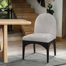 Load image into Gallery viewer, Waldorf - Chenille Dining Side Chair With Black Legs
