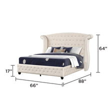 Load image into Gallery viewer, Sophia - Upholstered Bed
