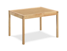 Load image into Gallery viewer, Della - 3 Piece Solid Wood Kids Table &amp; Two Chair Set - Natural
