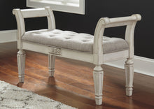 Load image into Gallery viewer, Realyn - Accent Bench - Antique White
