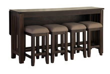 Load image into Gallery viewer, Lindsey - 5 Piece Drop Leaf Counter Set - Ebony / Beige
