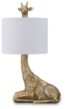 Load image into Gallery viewer, Ferrison - Poly Table Lamp - Gold Finish
