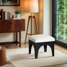 Load image into Gallery viewer, Lawson - Chenille Fabric Ottoman - Black Base
