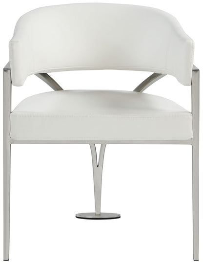 Madelyn - Dining Chair (Set of 2) - Brushed Chrome