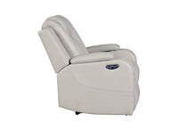 Load image into Gallery viewer, Galaxy Home Benz LED &amp; Power Recliner Chair in Ice/ White
