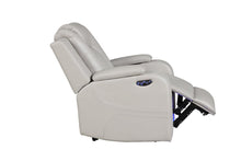 Load image into Gallery viewer, Galaxy Home Benz LED &amp; Power Recliner Chair in Ice/ White
