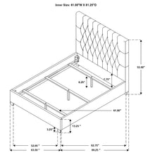 Load image into Gallery viewer, Chloe Panel Bed
