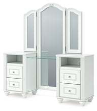Load image into Gallery viewer, Kozlani - Vanity With Mirror - White
