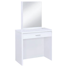Load image into Gallery viewer, Harvey Makeup Vanity Table with Mirror and Stool
