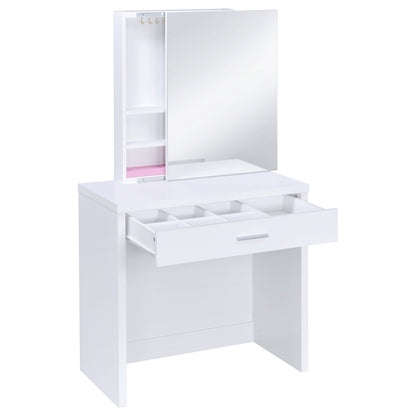 Harvey Makeup Vanity Table with Mirror and Stool