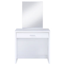 Load image into Gallery viewer, Harvey Makeup Vanity Table with Mirror and Stool
