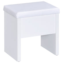 Load image into Gallery viewer, Harvey Makeup Vanity Table with Mirror and Stool
