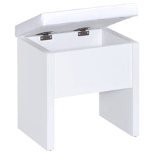 Load image into Gallery viewer, Harvey Makeup Vanity Table with Mirror and Stool
