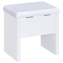 Load image into Gallery viewer, Harvey Makeup Vanity Table with Mirror and Stool
