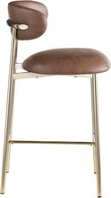 Load image into Gallery viewer, Lupita - Counter Stool With Brushed Gold Frame (Set of 2)
