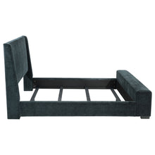 Load image into Gallery viewer, Preston Wingback Bed with Flame Visualizer and Bluetooth Speaker
