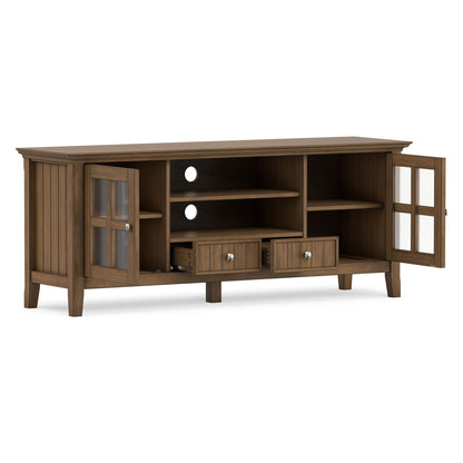 Acadian - TV Media Stand - Rustic Natural Aged Brown - Ego Home Furniture