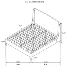 Load image into Gallery viewer, Mosby Wingback Platform Bed - Ego Home Furniture
