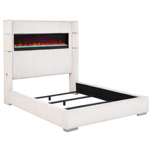 Load image into Gallery viewer, Tisdall Wingback Bed with Flame Visualizer
