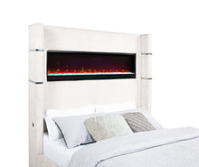 Load image into Gallery viewer, Tisdall Wingback Bed with Flame Visualizer
