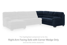 Load image into Gallery viewer, SimpleJoy - RAF Sofa With Corner Wedge - Navy

