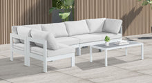 Load image into Gallery viewer, Nizuc - Outdoor Patio 5 Piece Modular Sectional With White Frame
