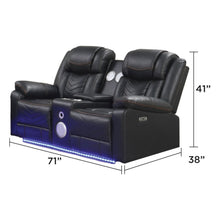 Load image into Gallery viewer, Challenger - LED Power Recliner Loveseat
