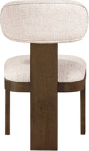 Load image into Gallery viewer, Timbra - Linen Textured Fabric Upholstered Dining Chair (Set of 2) - Walnut Base
