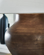 Load image into Gallery viewer, Whitham - Metal Table Lamp - Antique Copper Finish

