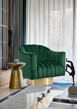 Load image into Gallery viewer, Farrah - Accent Chair with Gold Base

