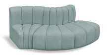 Load image into Gallery viewer, Arc - Faux Leather 3 Piece Modular Sofa
