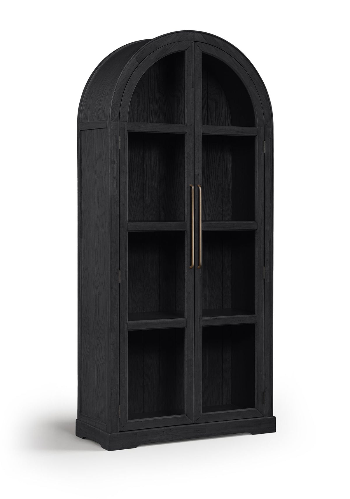 Corva - Solid Wood, Oak Veneer And Stainless Steel Storage Cabinet