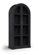 Load image into Gallery viewer, Corva - Solid Wood, Oak Veneer And Stainless Steel Storage Cabinet
