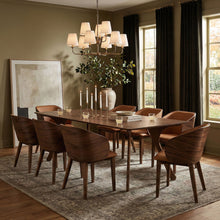 Load image into Gallery viewer, Glenwood - 86.75" Solid Wood And Walnut Veneer Dining Table - Brown
