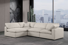 Load image into Gallery viewer, Comfy - 4 Piece Linen Fabric Modular Armless Sectional
