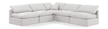 Load image into Gallery viewer, Indulge - Velvet 5 Piece Modular Corner Armless Sectional
