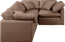 Load image into Gallery viewer, Indulge - Faux Leather 4 Piece Modular Corner Sectional
