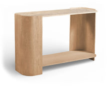 Load image into Gallery viewer, Calabria - Marble And Oak Wood Table
