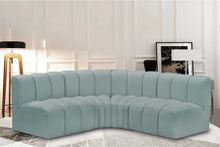 Load image into Gallery viewer, Arc - Faux Leather 4 Piece Corner Modular Sofa
