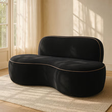 Load image into Gallery viewer, Swerve - Velvet 77" Upholstered Loveseat
