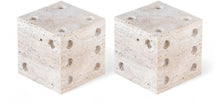Load image into Gallery viewer, Dice - Travertine Decorative - Natural
