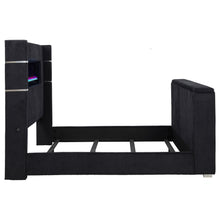 Load image into Gallery viewer, Tisdall Wingback TV Bed with Flame Visualizer - Ego Home Furniture
