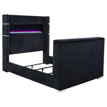 Load image into Gallery viewer, Tisdall Wingback TV Bed with Flame Visualizer - Ego Home Furniture
