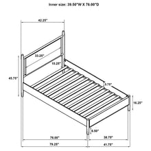 Load image into Gallery viewer, Mason Panel Platform Bed
