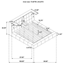 Load image into Gallery viewer, Dreux Panel Platform Bed
