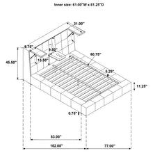Load image into Gallery viewer, Dreux Panel Platform Bed
